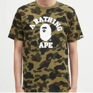 A Bathing Ape BAPE 1st Camo College Camo Tee Men’s (L)
